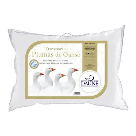 DAUNE Travesseiro 100% Plumas de ganso